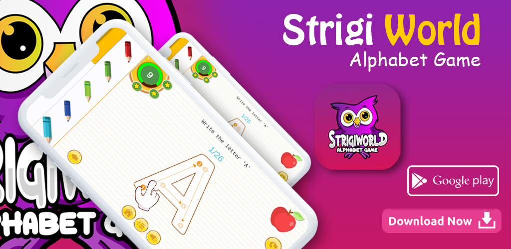 The Strigi World Alphabet Game is an app that seamlessly blends entertainment with education, making learning alphabets and numbers a fun and engaging experience